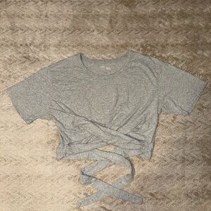 Aerie Heather Gray Short Sleeve Top